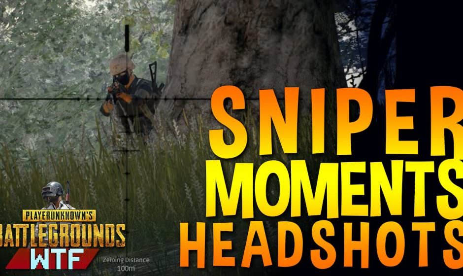 PLAYERUNKNOWN'S BATTLEGROUNDS BEST SNIPE HEADSHOTS Funny Moments (PUBG)